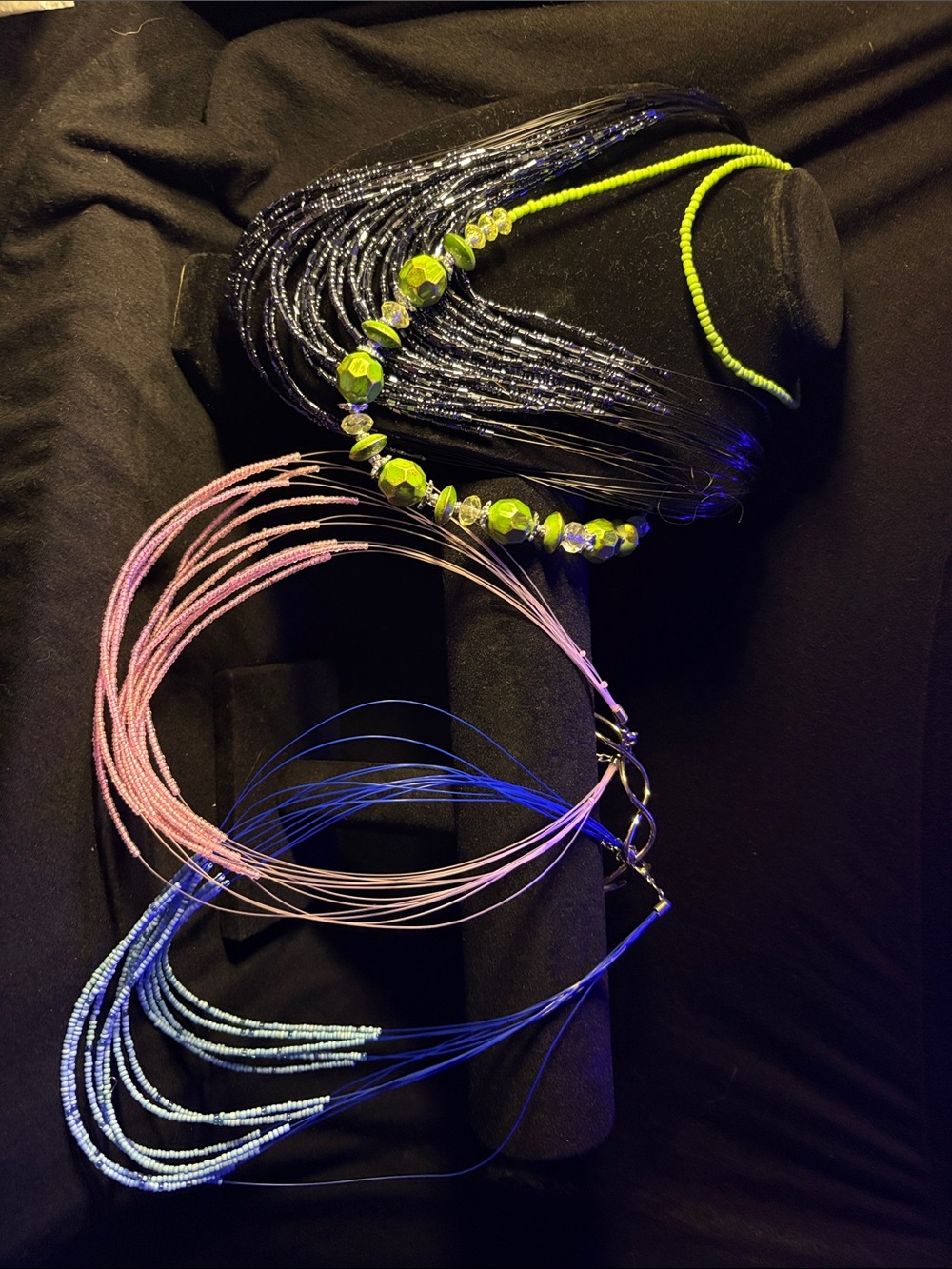 Elegant Multicolor Beaded Necklace Set